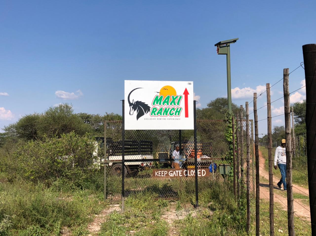 Maxi Ranch entrance gate